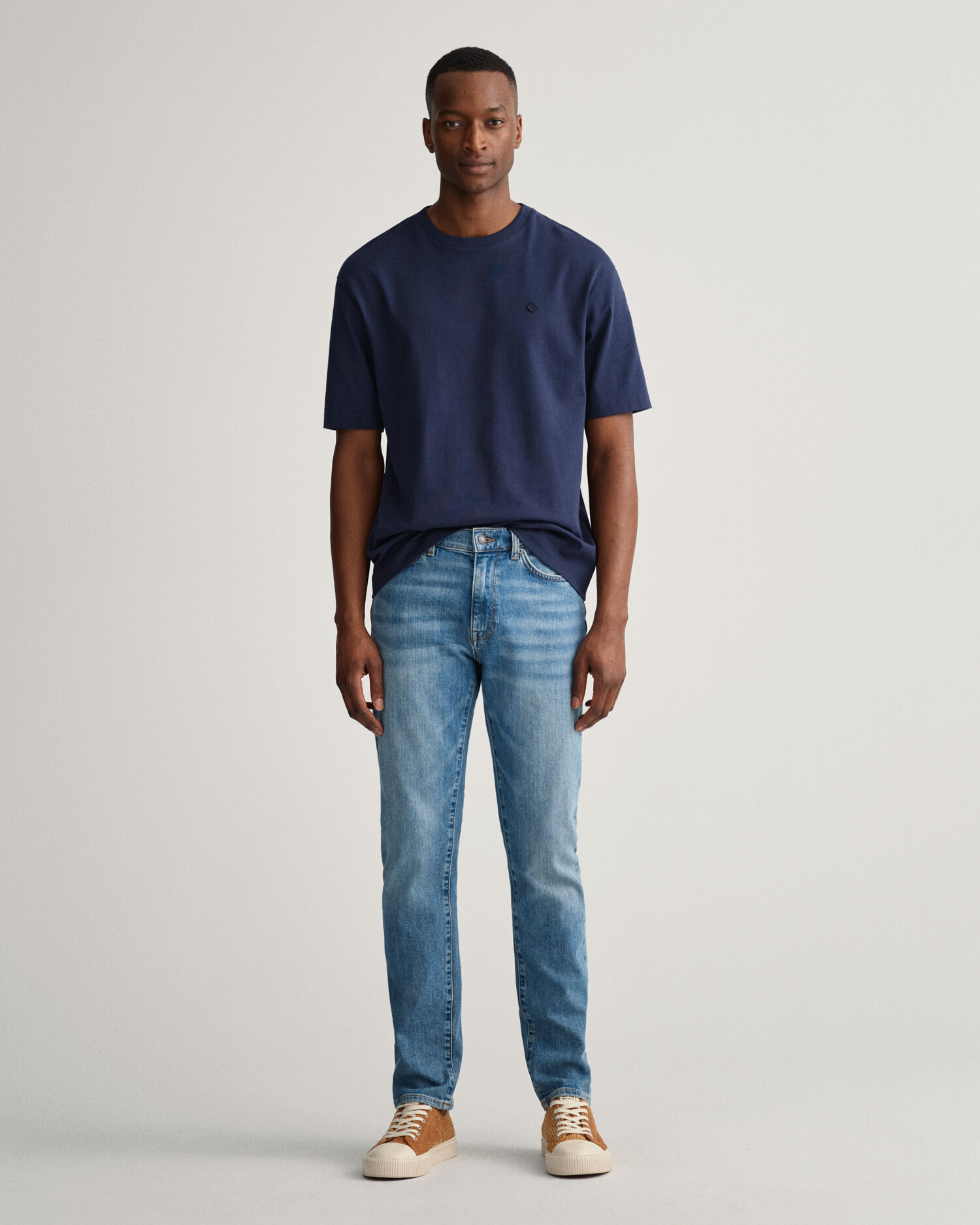 COLORADO Super Skinny Fit Jeans In Mid Blue | DML Jeans